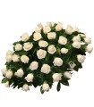 Cubre Urna 42 Rosas Blancas