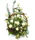 Canasta 18 Rosas Blancas | FloresparaFuneral.cl