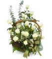 Canasta 18 Rosas Blancas