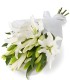 Ramo 8 Varas de Liliums Blancos | FloresparaFuneral.cl