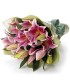 Ramo 8 Varas de Liliums Rosados | FloresparaFuneral.cl