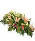 Cubre Urna 15 Liliums Rosados | FloresparaFuneral.cl