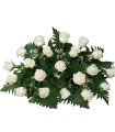 Cubre Urna 20 Rosas Blancas