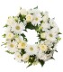 Corona, 10 Rosas, 10 Gerberas, Maules | FloresparaFuneral.cl